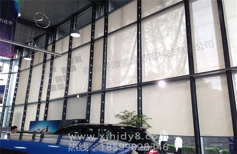 新疆克拉玛依市奔驰4S店电动卷帘