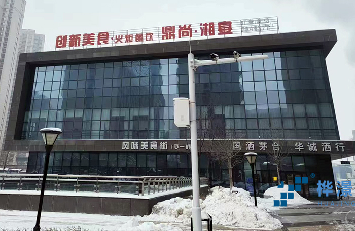 创新美食广场乌鲁木齐花园酒店内遮阳织物布天幕
